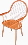 0744 Sculpted Royal Continuous Arm Chair