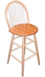 2529 29" Bow Back Bar Stool