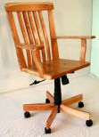 1011 Lodge Live Edge Arm Office Chair