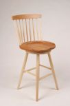0625 25" Sculpted Bar Stool with 360 Degree Swivel
