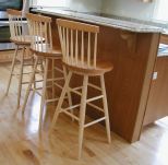 1829 29" Temple Bar Stool with 360 Degree Swivel