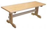 2727 Arts & Crafts Trestle Backless 4' Bench